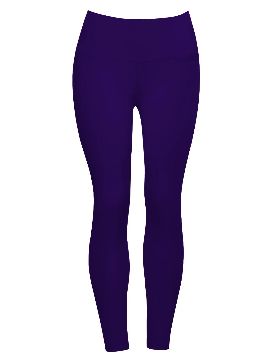 22" High Waist Crop Tight Capris darkpurple_yoga