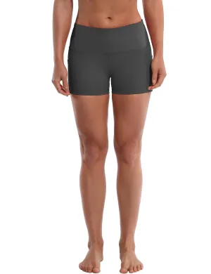 2.5" Side Pockets Yoga Shorts shadowcharcoal_yoga