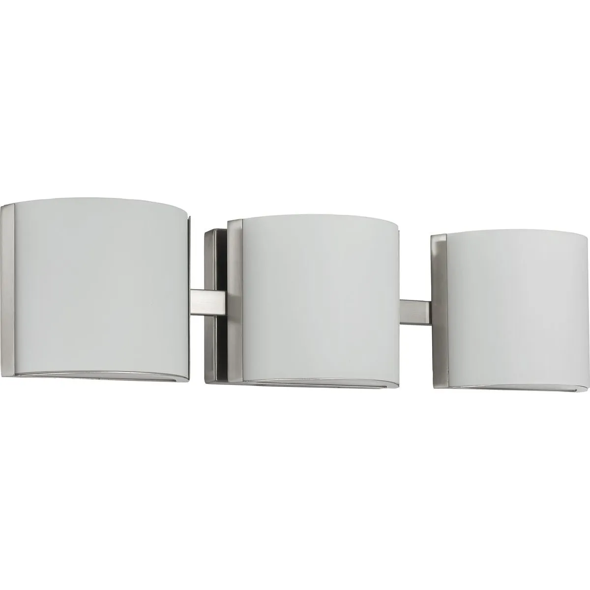 Arch LED Collection Three-Light Etched Glass Bath Vanity Light
