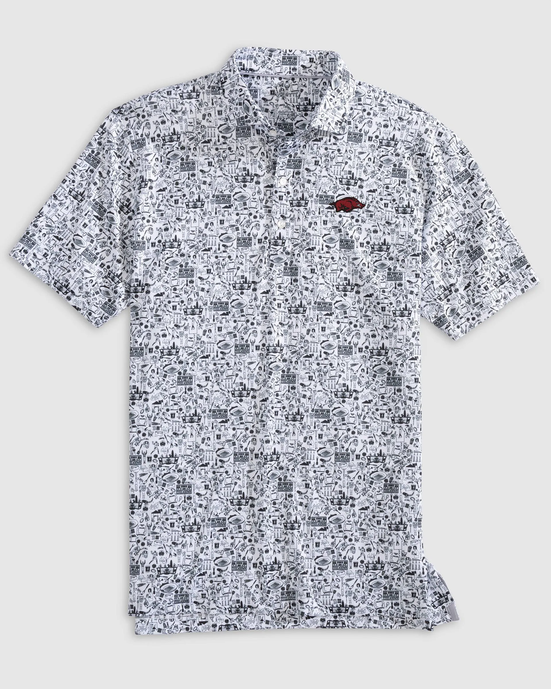 Arkansas Tailgater 2.0 Printed Jersey Performance Polo