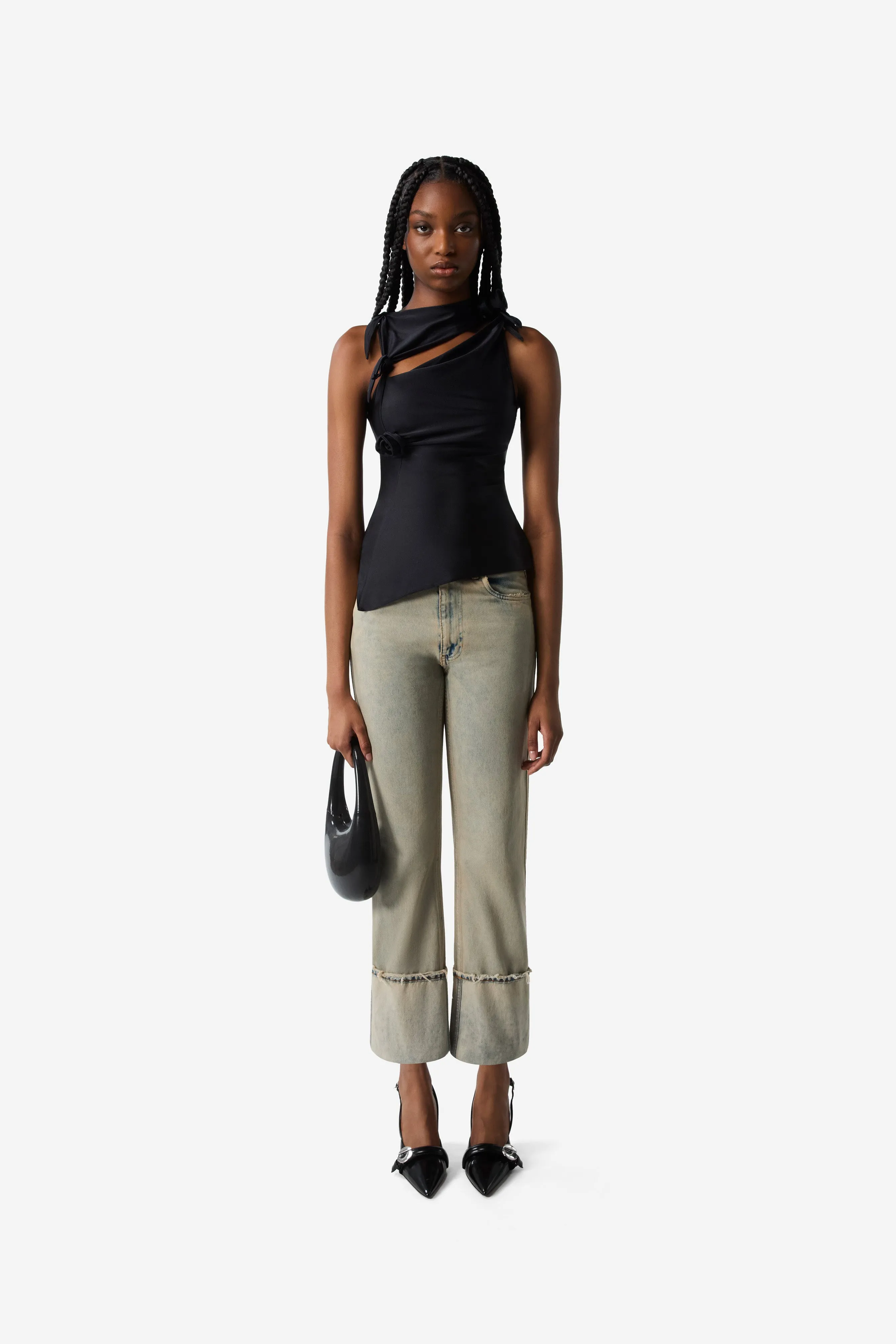 Asymmetric Flower Top