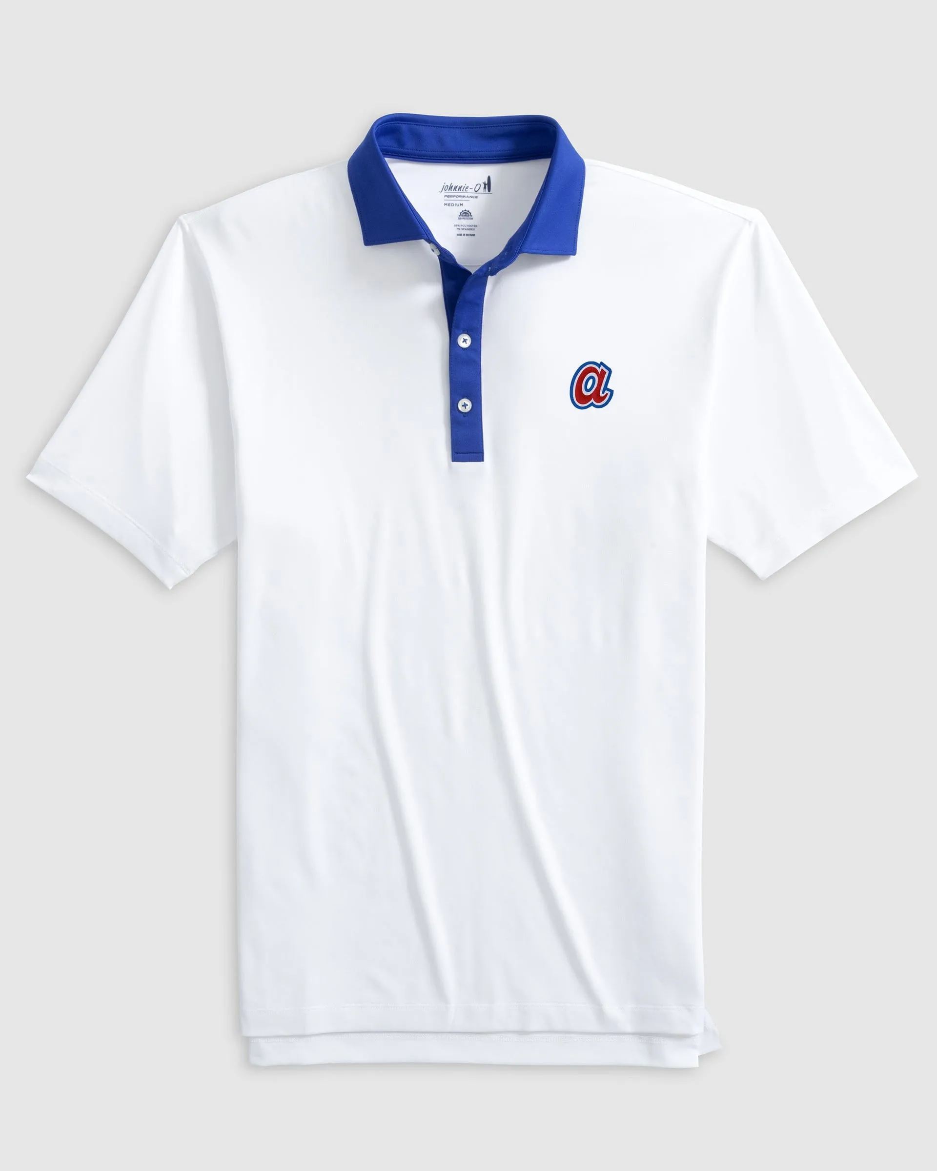 Atlanta Braves Ramos Performance Jersey Polo - Cooperstown Logo