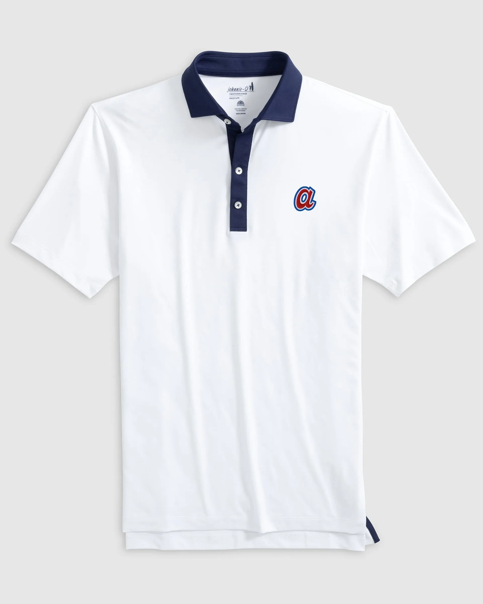 Atlanta Braves Ramos Performance Jersey Polo - Cooperstown Logo