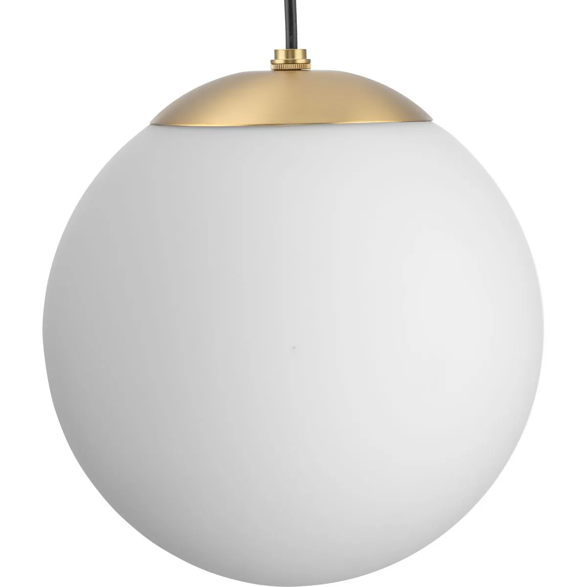 Atwell Collection Opal Glass Globe Medium Hanging Pendant Light