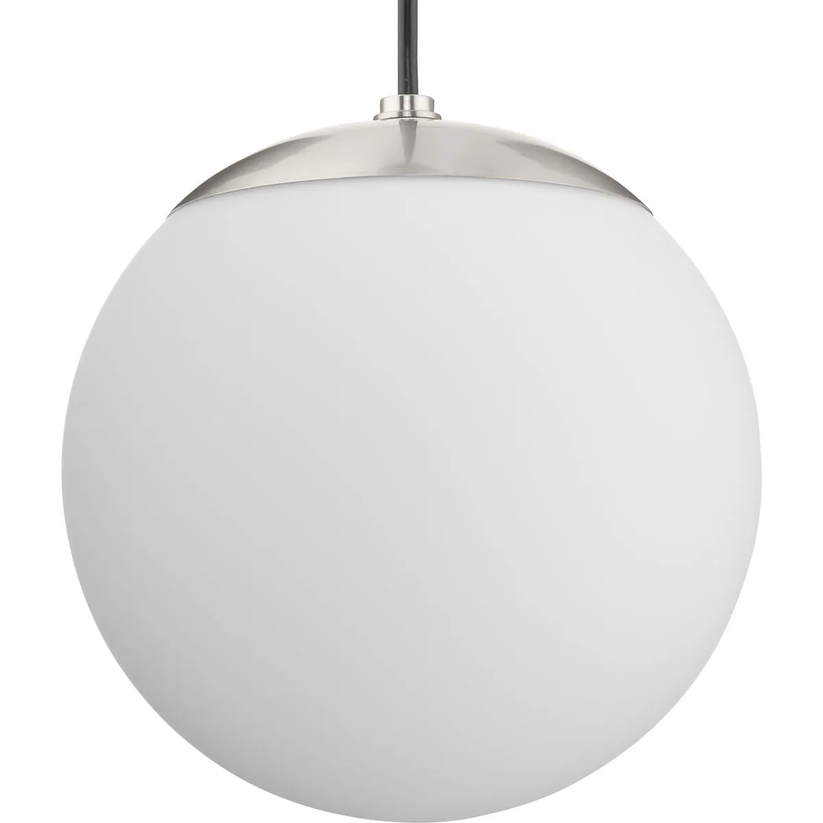 Atwell Collection Opal Glass Globe Small Hanging Pendant Light