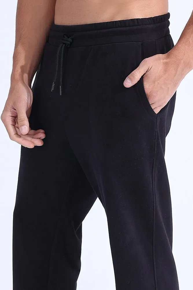 Black Essential Trousers