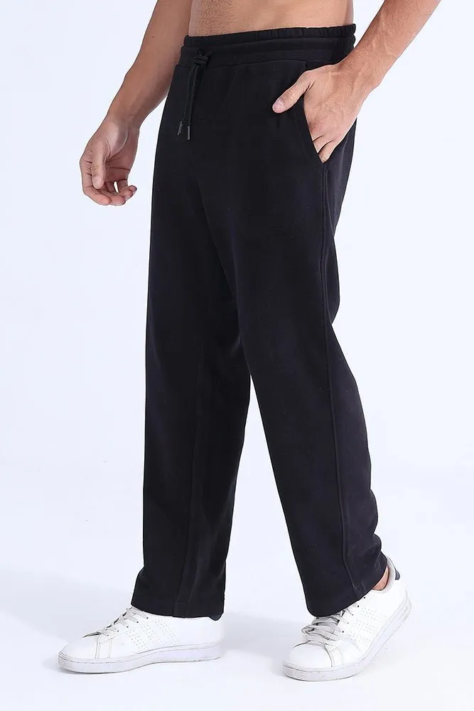 Black Essential Trousers
