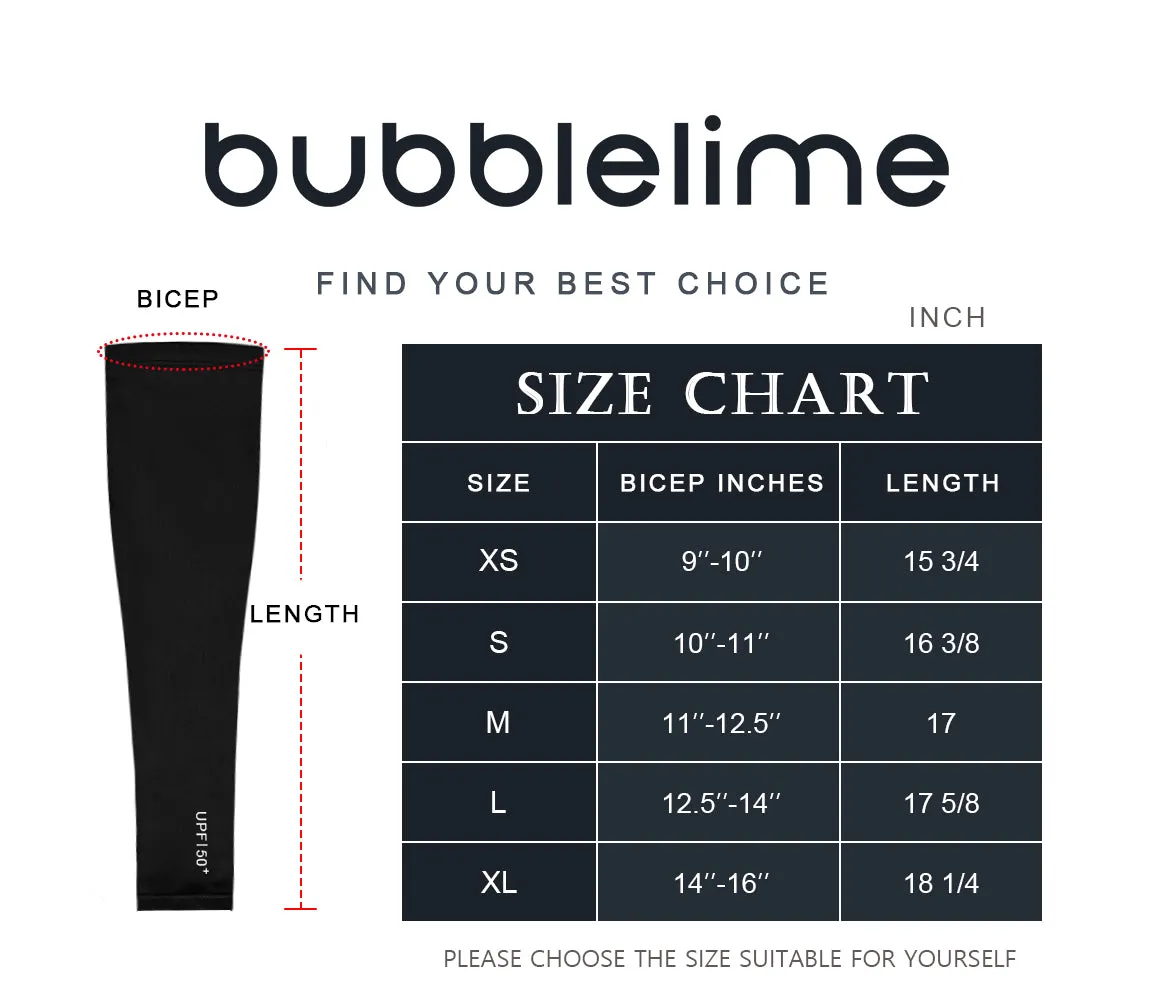 BUBBLELIME 82N/18S Sports Arm Sleeve_yoga