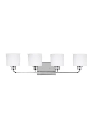 Canfield Collection - Four Light Wall / Bath | Finish: Chrome - 4428804EN3-05