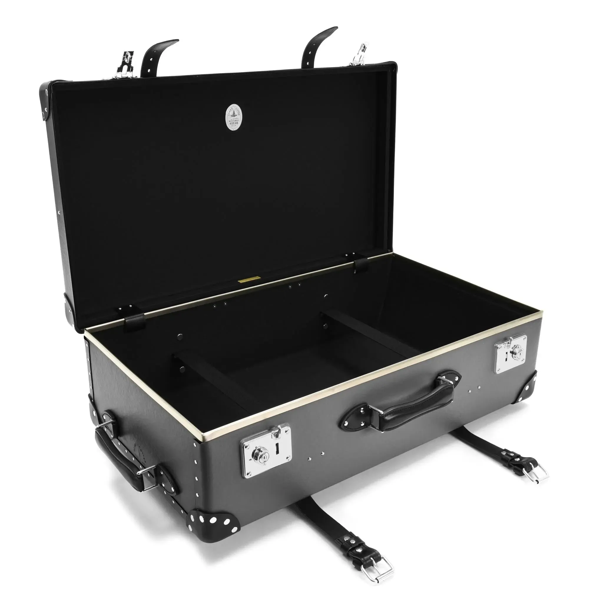 Centenary · Large Check-In - 2 Wheels | Charcoal/Black/Chrome