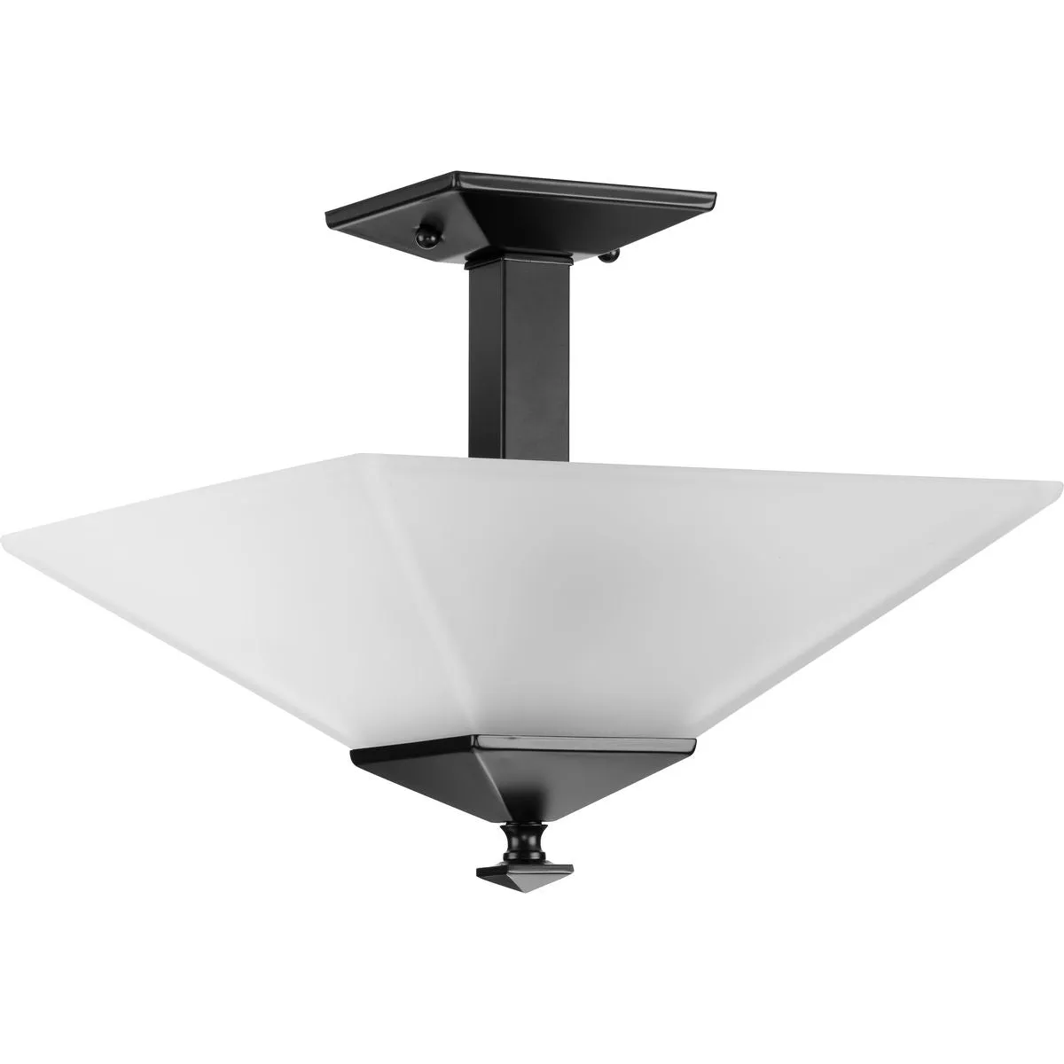 Clifton Heights Collection 12-3/4" Two-Light Semi-Flush