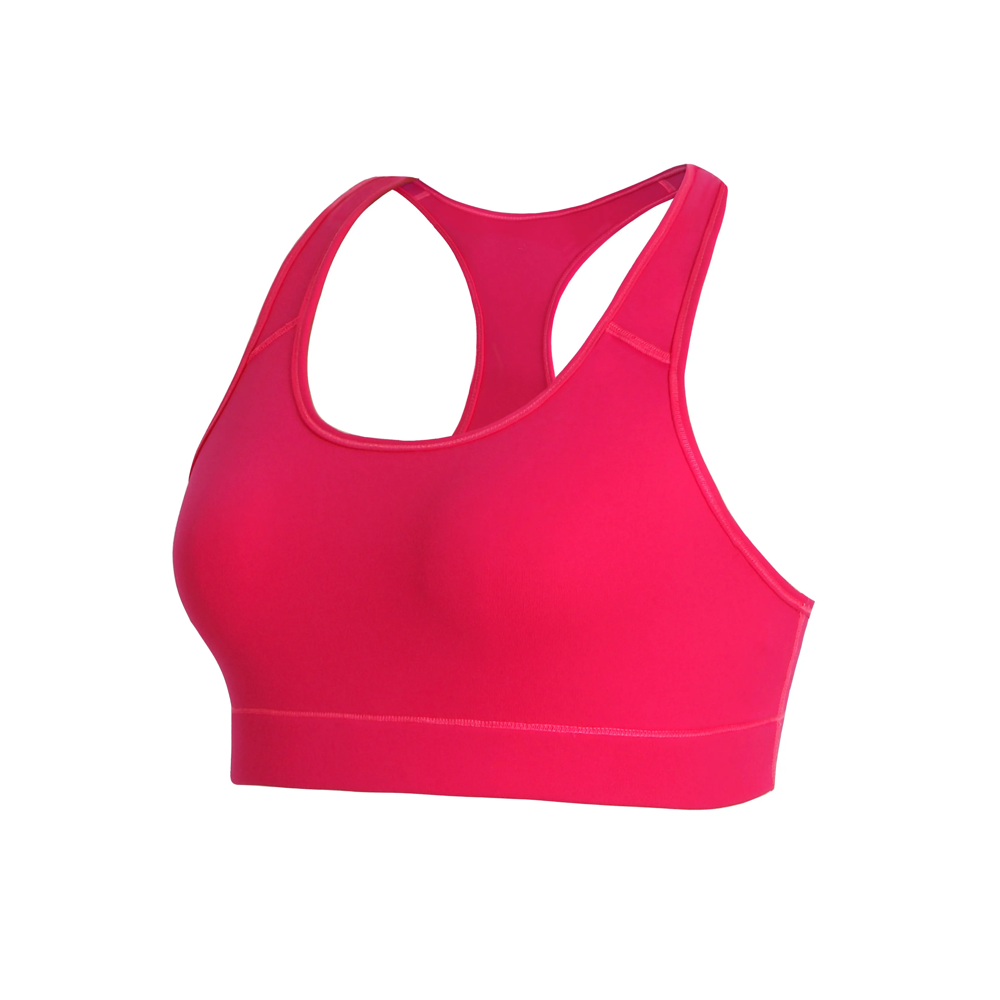 Compression Racerback Sports Bras red_yoga