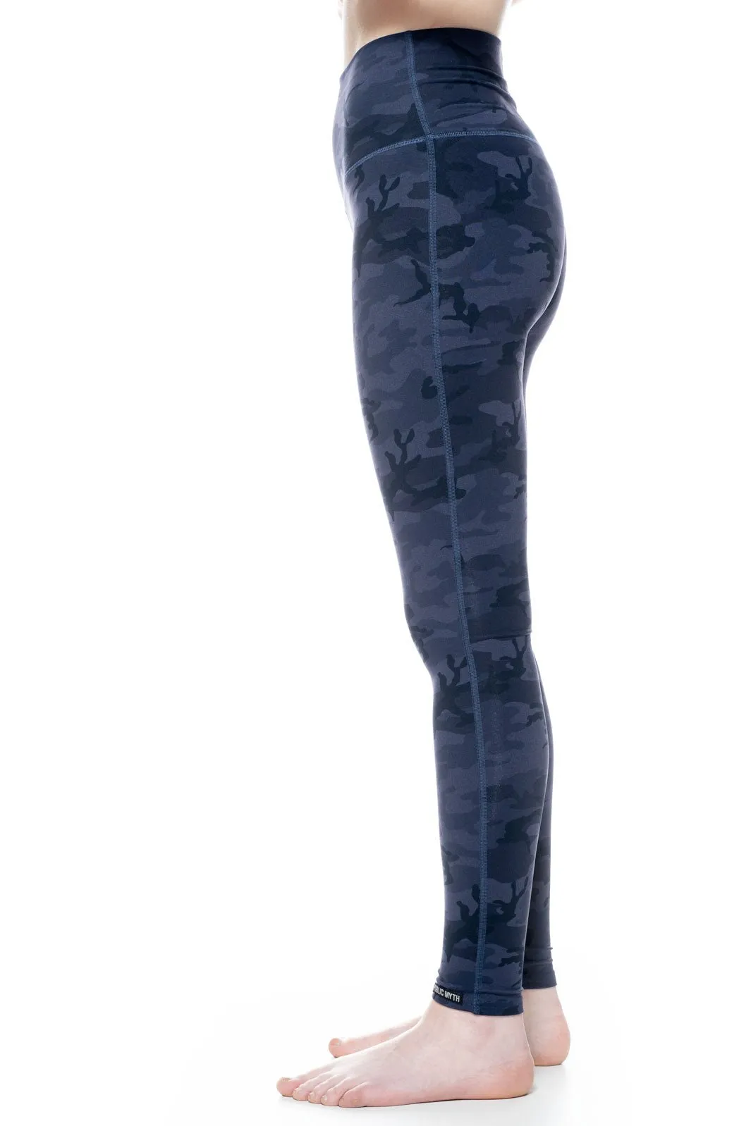 Dark Knight 2.0 High Rise Blue camouflage leggings