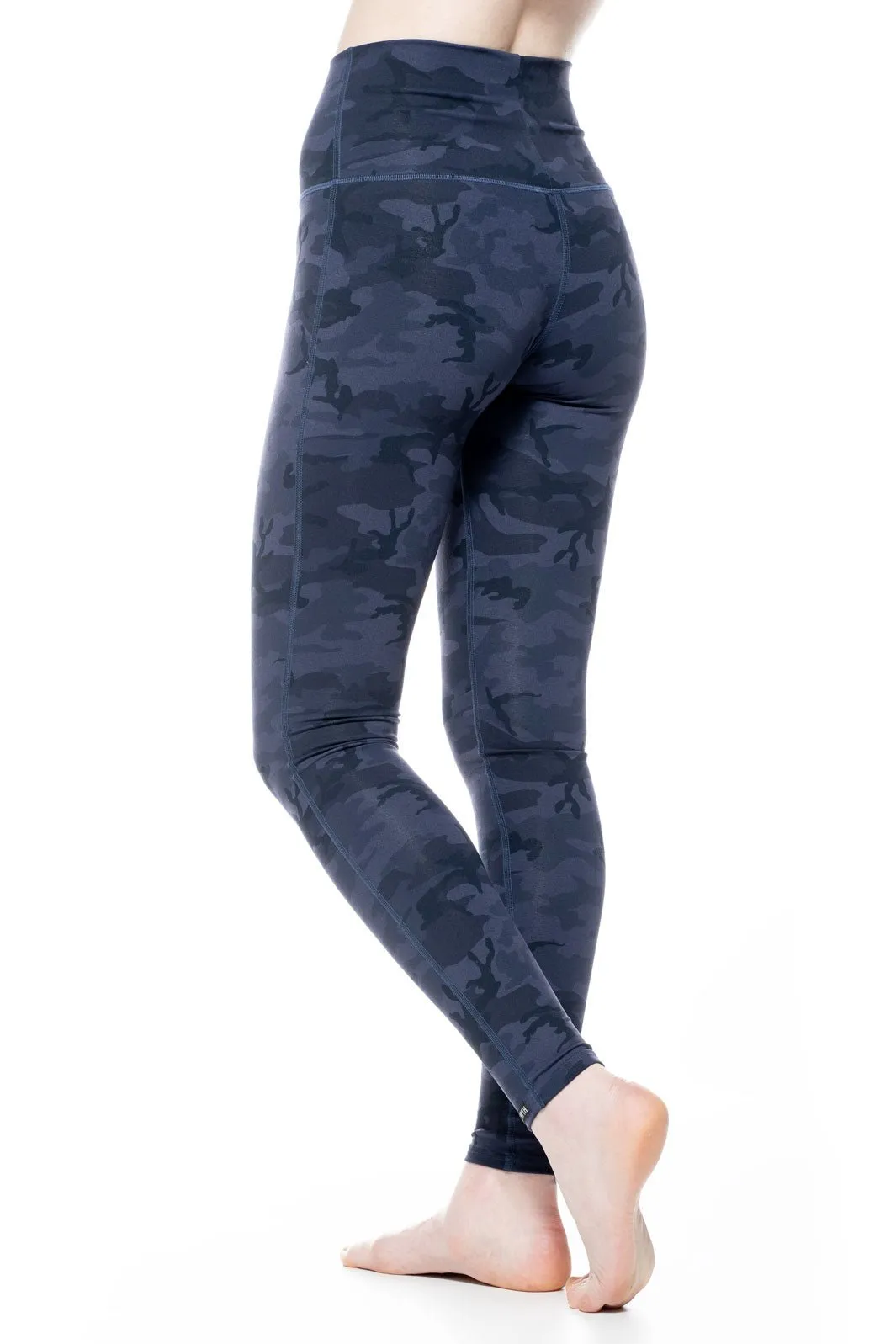 Dark Knight 2.0 High Rise Blue camouflage leggings