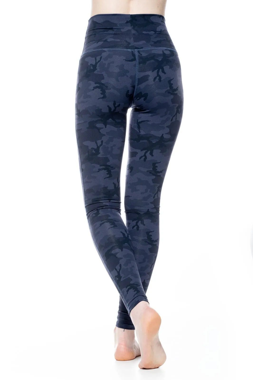 Dark Knight 2.0 High Rise Blue camouflage leggings