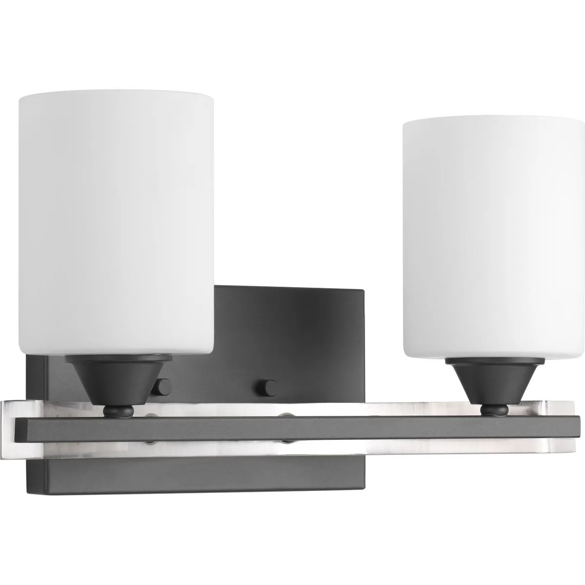 Dart Collection Two-Light Etched Glass Bath Vanity Light