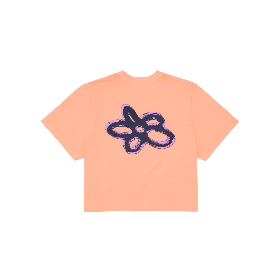 DBE CROP TEE PEACH