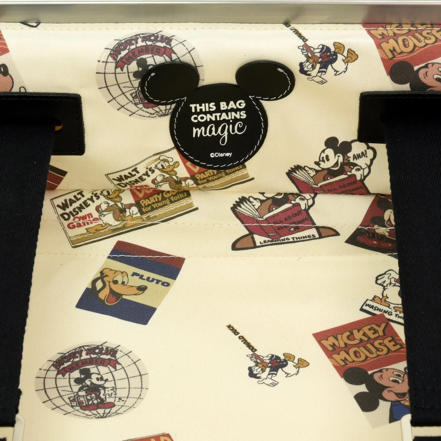 Disney · Large Check-In - 4 Wheels | Ivory/Black