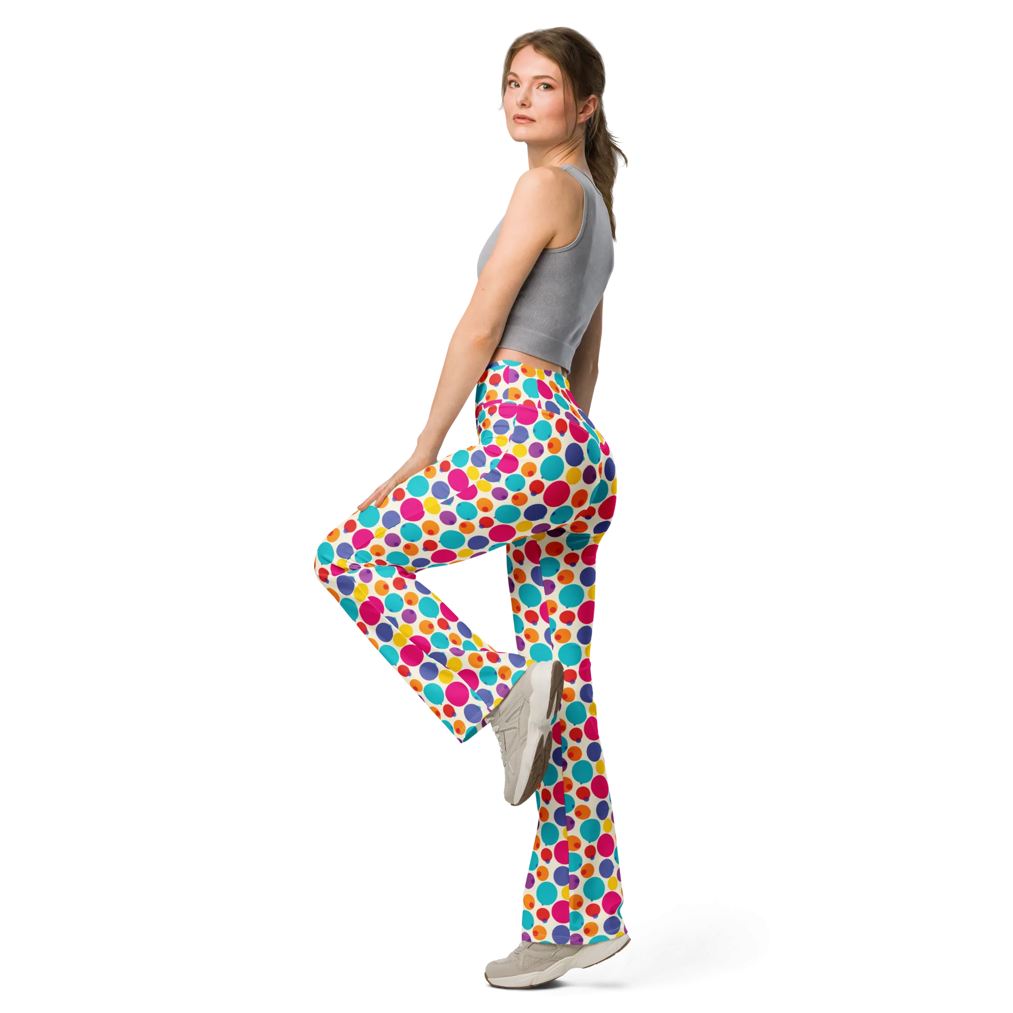 Dreamy Dot Flare Leggings
