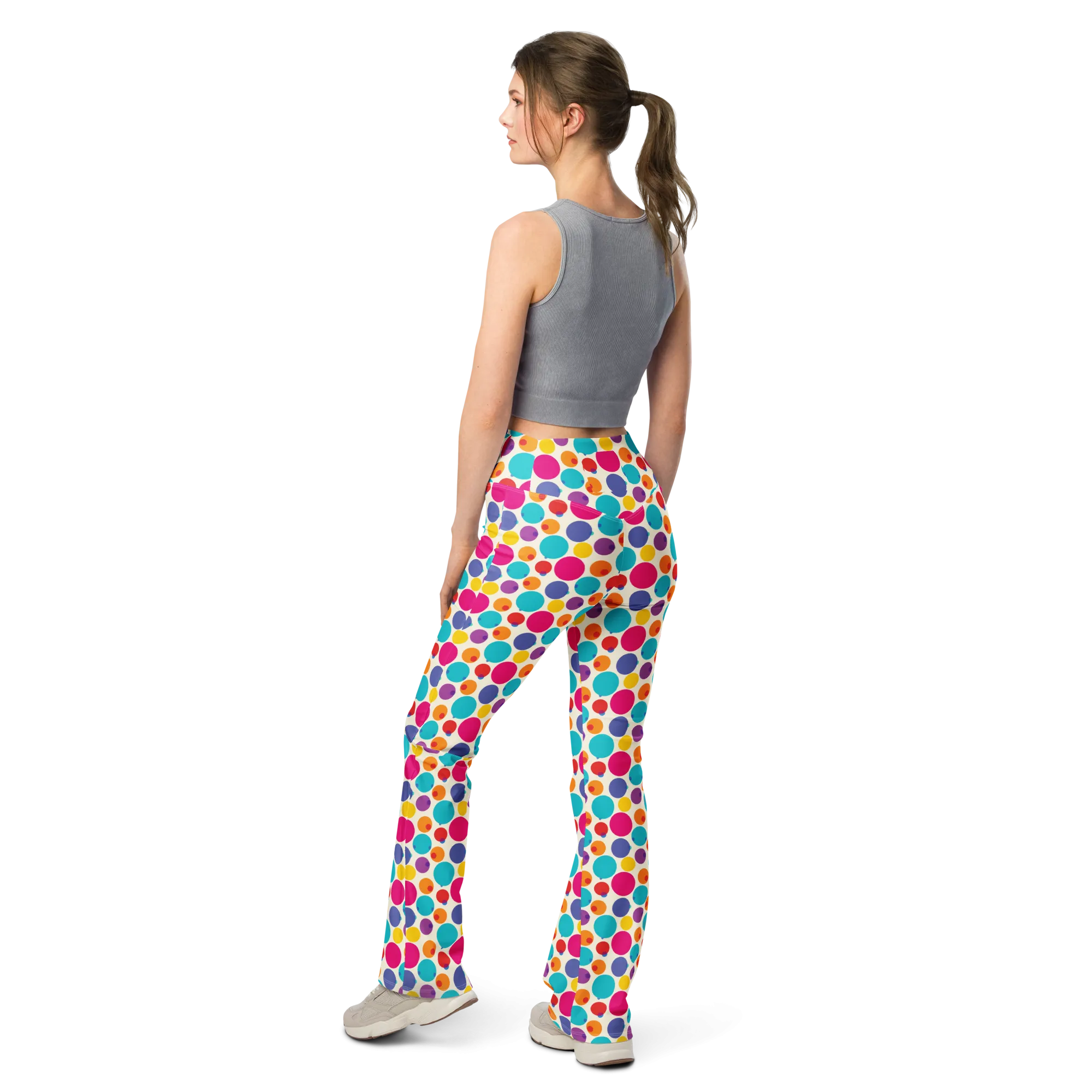 Dreamy Dot Flare Leggings