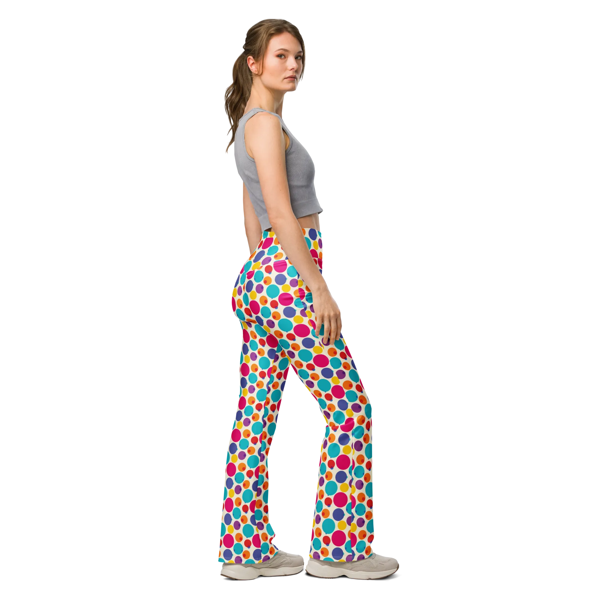 Dreamy Dot Flare Leggings