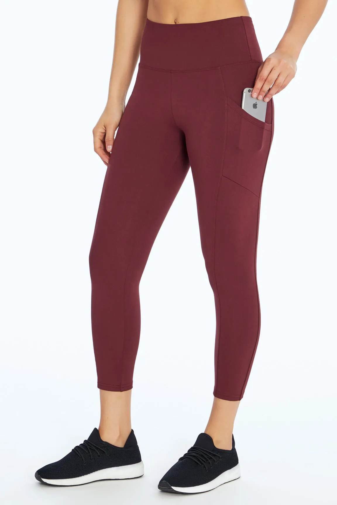 Drew Side Pocket Tummy Control Mid Calf Capri