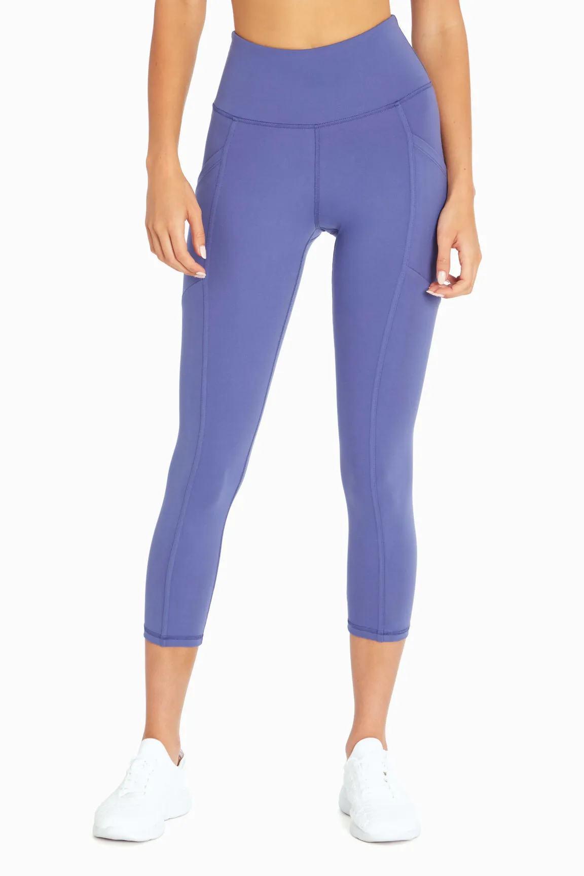 Drew Side Pocket Tummy Control Mid Calf Capri