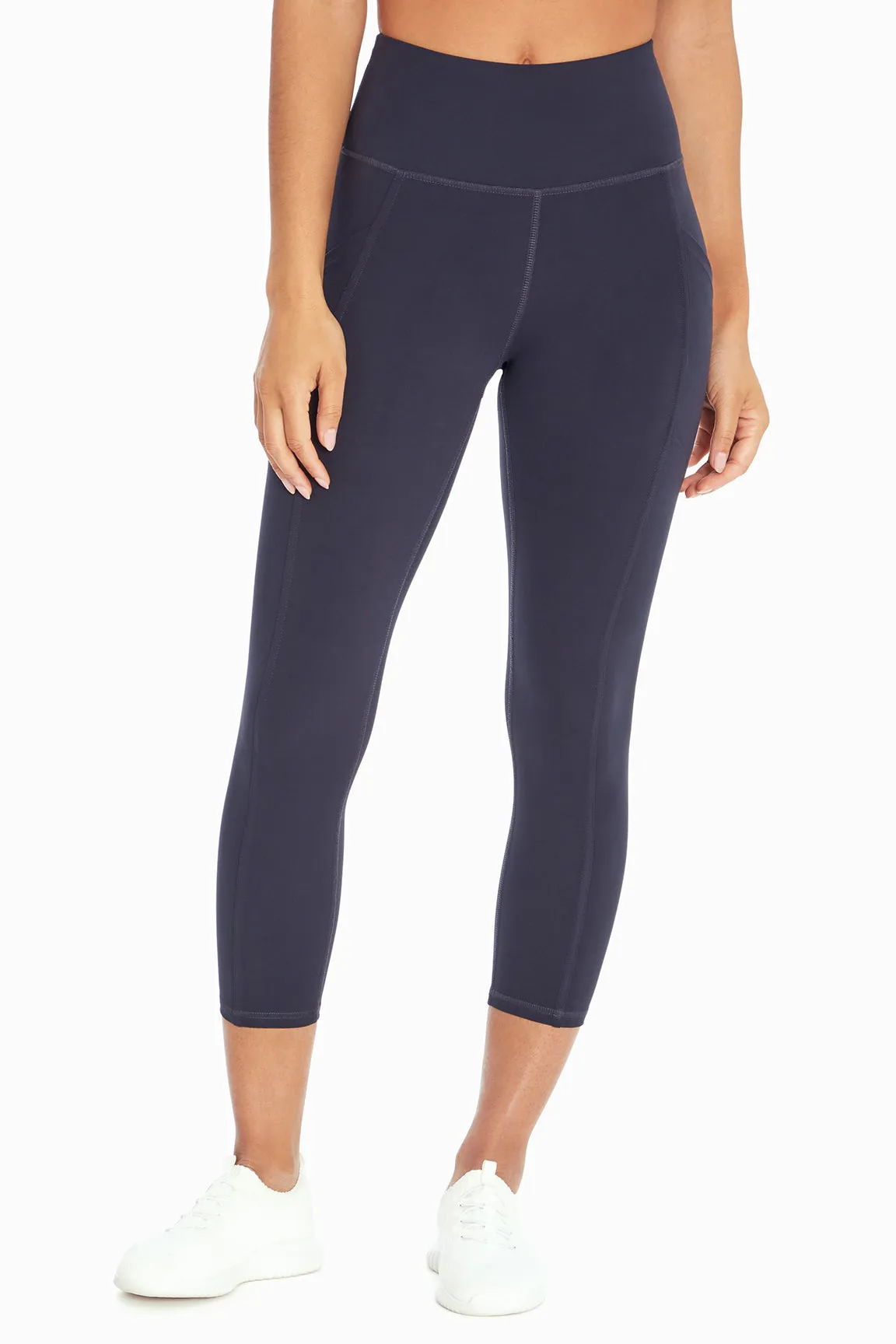 Drew Side Pocket Tummy Control Mid Calf Capri