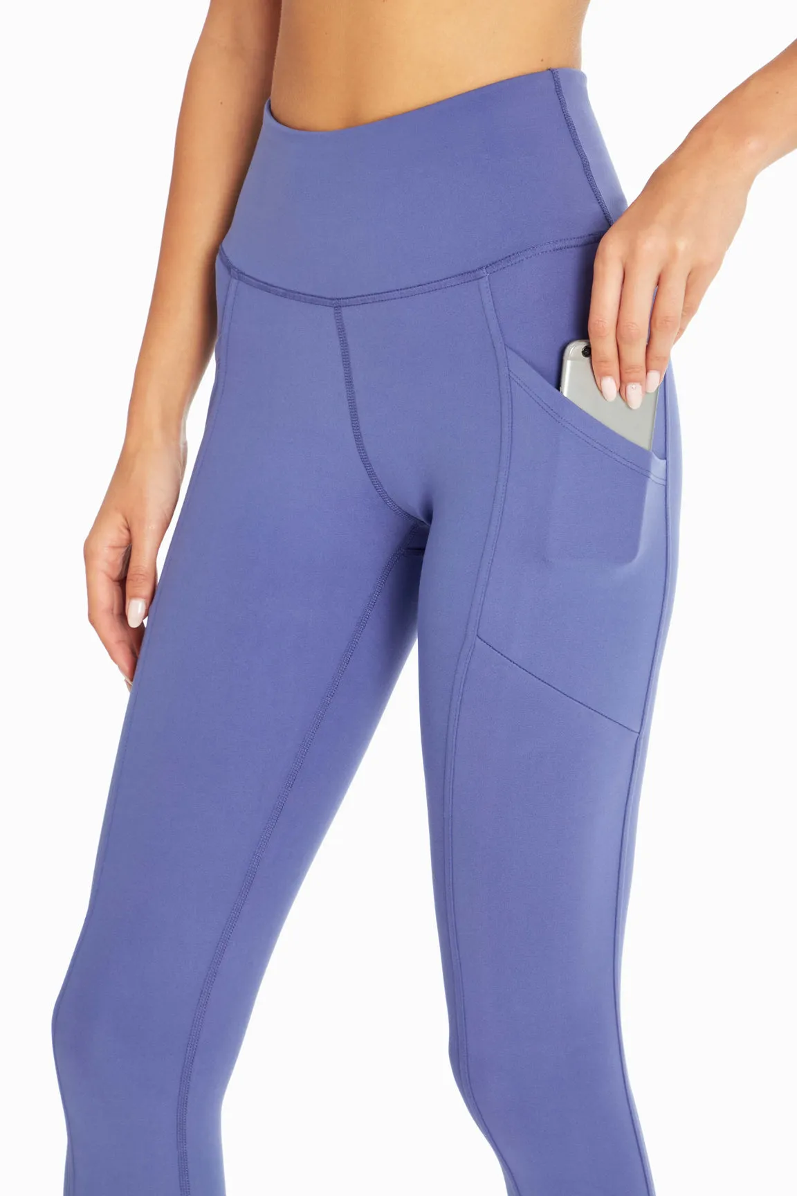 Drew Side Pocket Tummy Control Mid Calf Capri