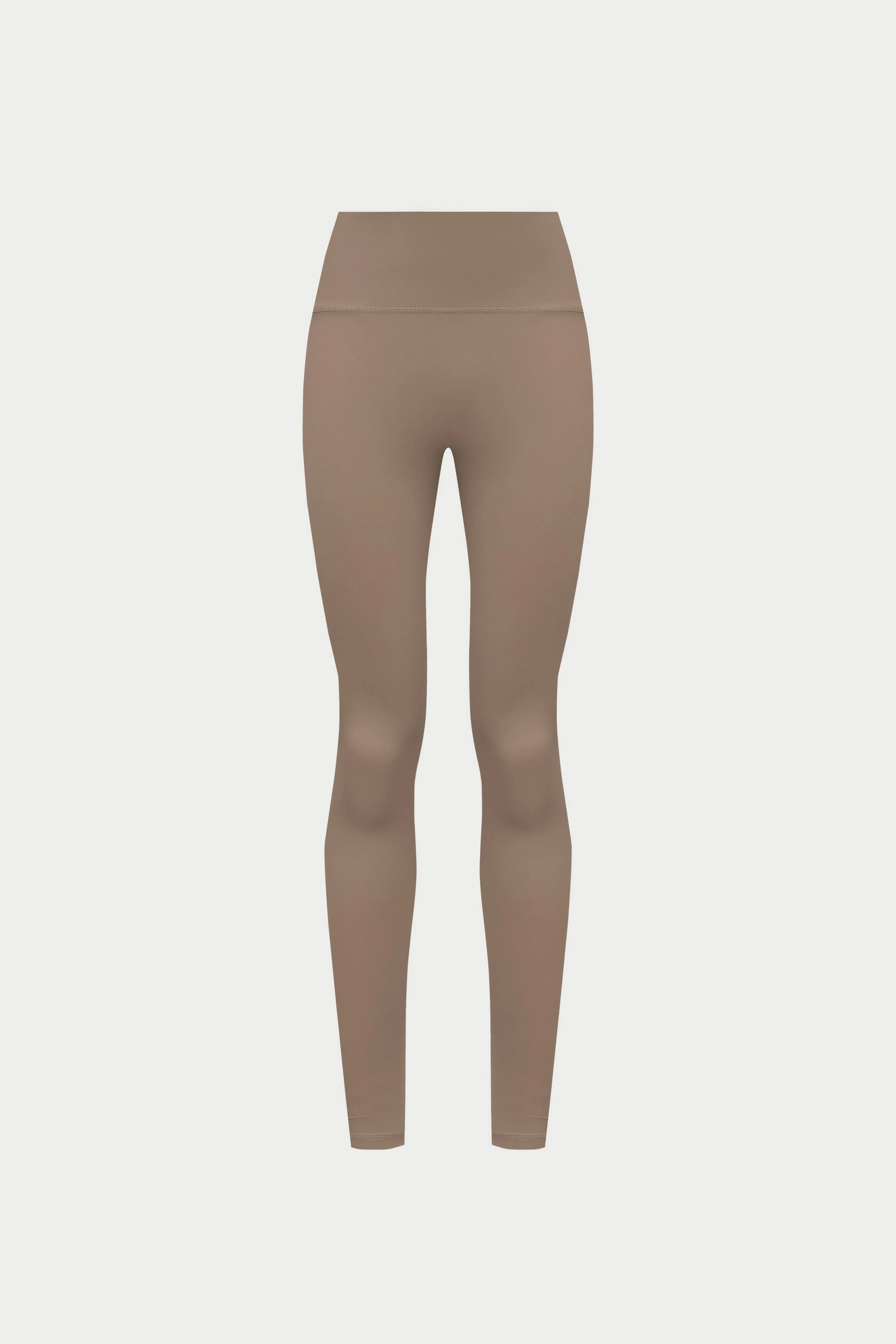 EMBLEM STRETCH SCULPTING LEGGINGS - COCOA