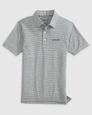 Emory Lyndonn Jr. Striped Jersey Performance Polo