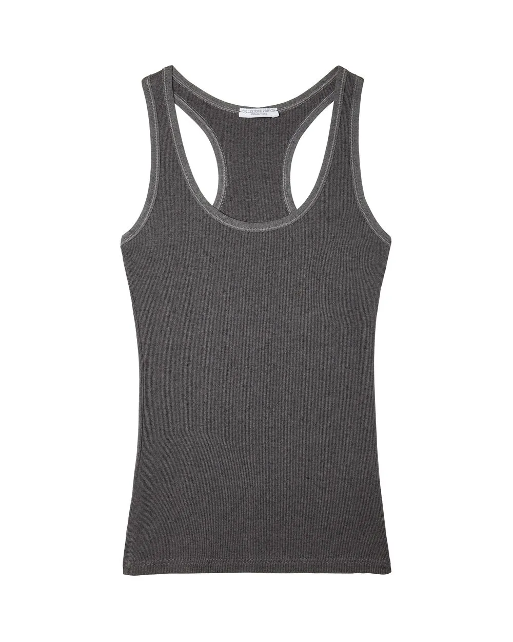 Fine Rib Racerback Tank