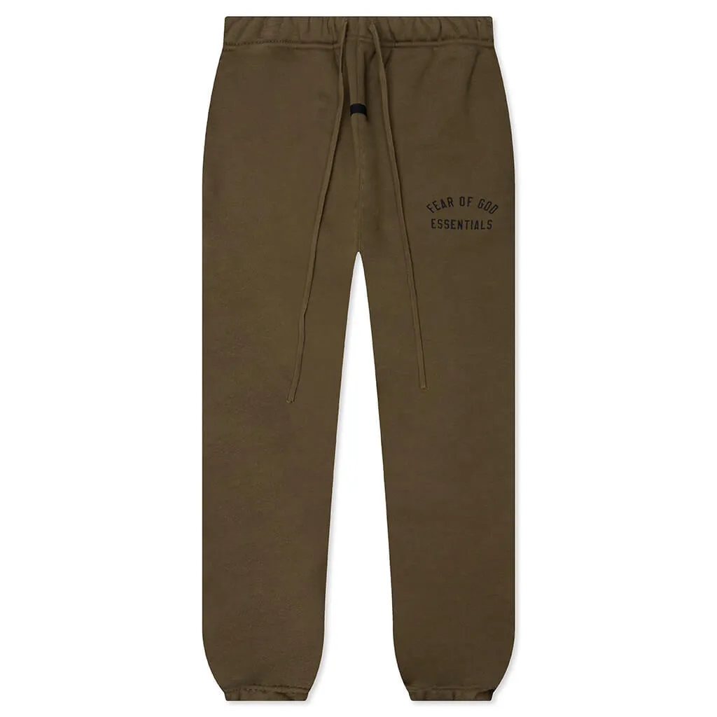 Fleece Essential Sweatpant - Olive
