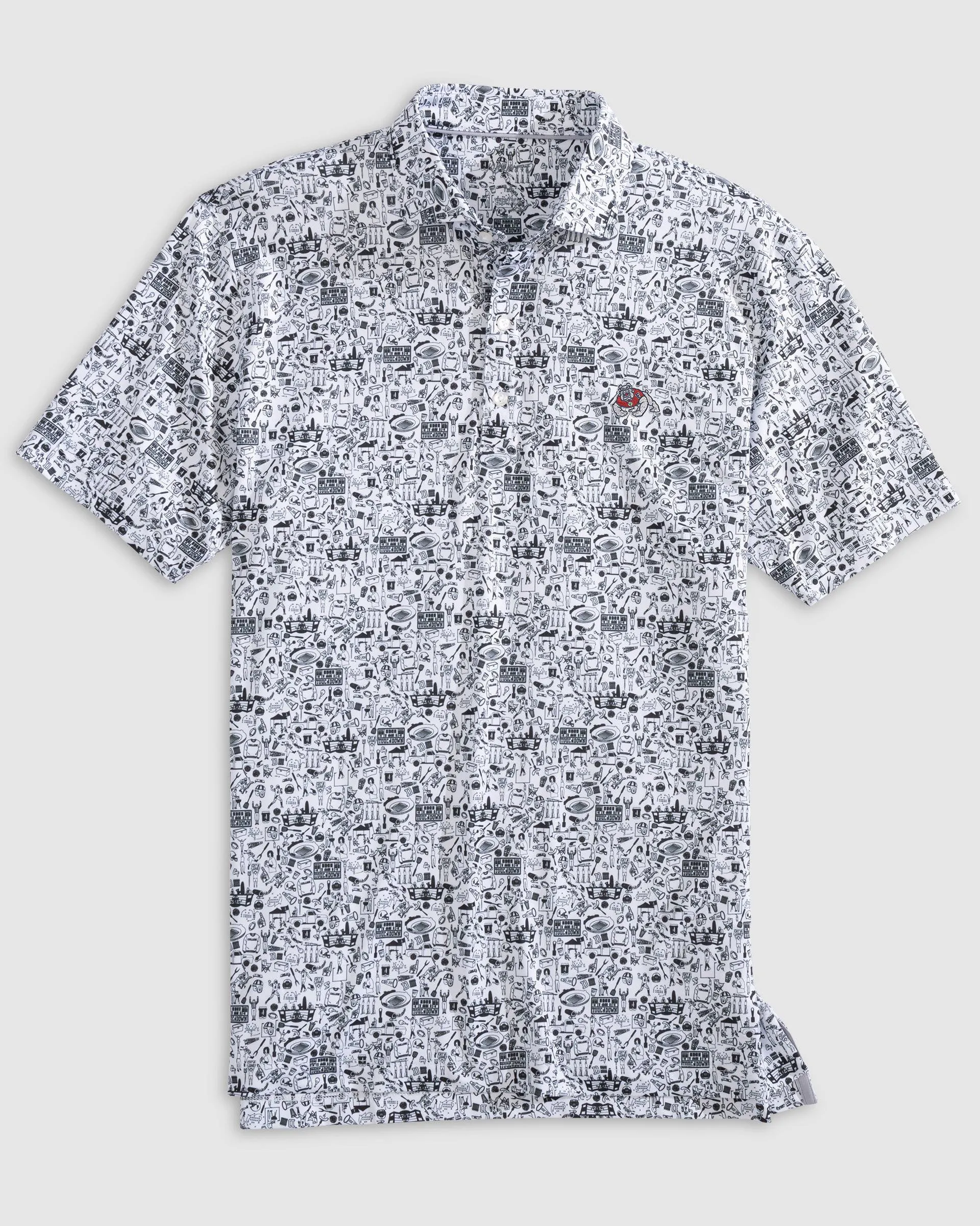 Fresno State Tailgater 2.0 Printed Jersey Performance Polo