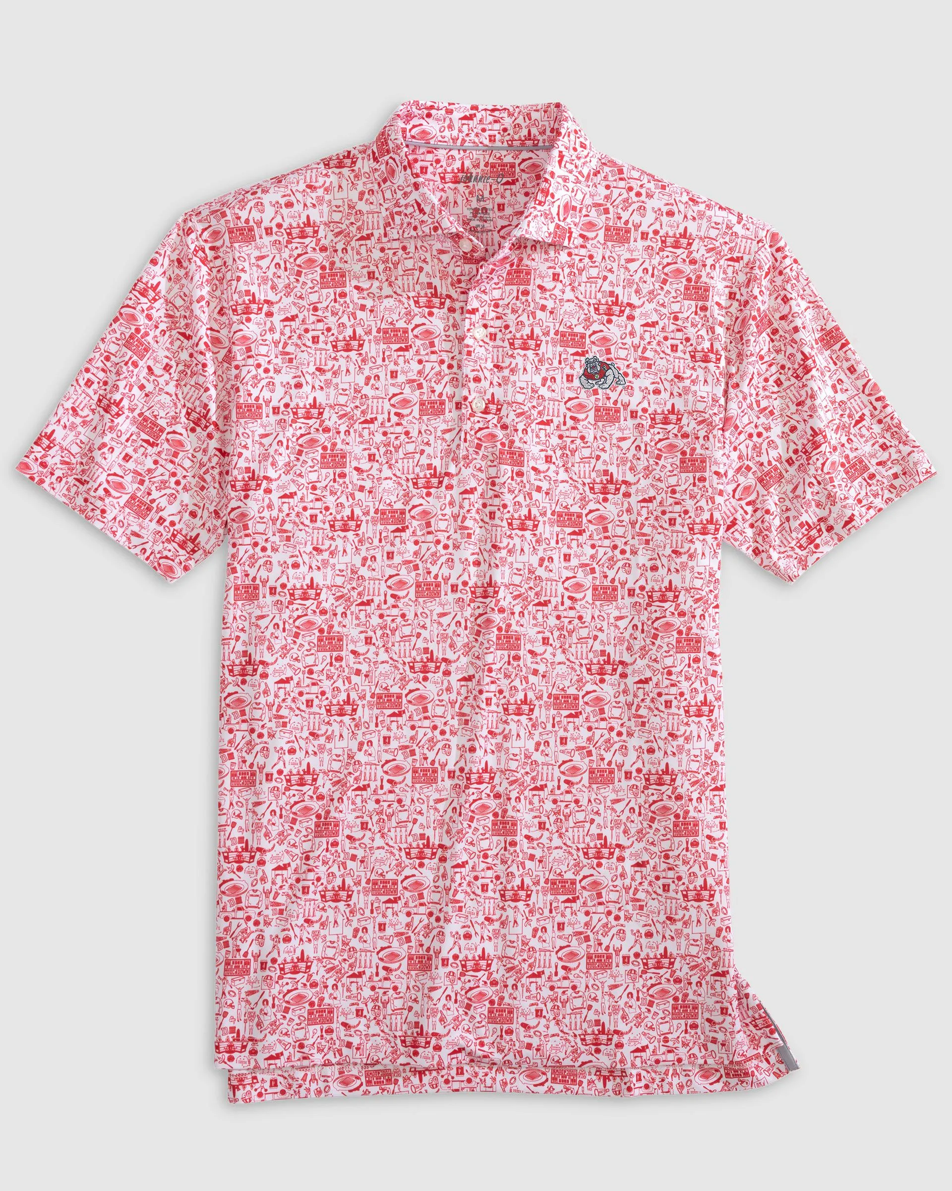 Fresno State Tailgater 2.0 Printed Jersey Performance Polo