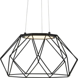 Geodesic LED Collection Medium Hanging Pendant Light
