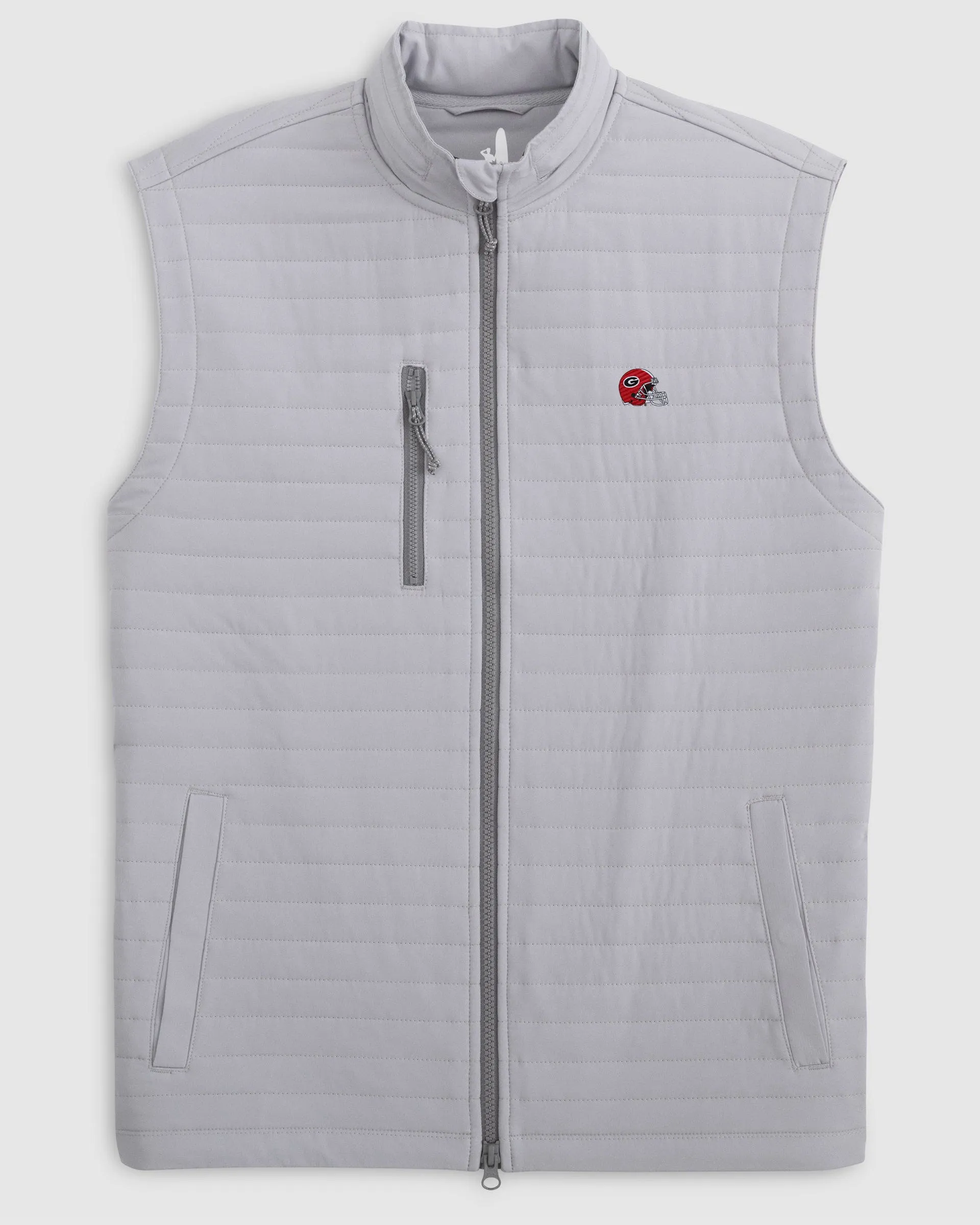 Georgia Crosswind Quilted Performance Vest - Helmet Logo