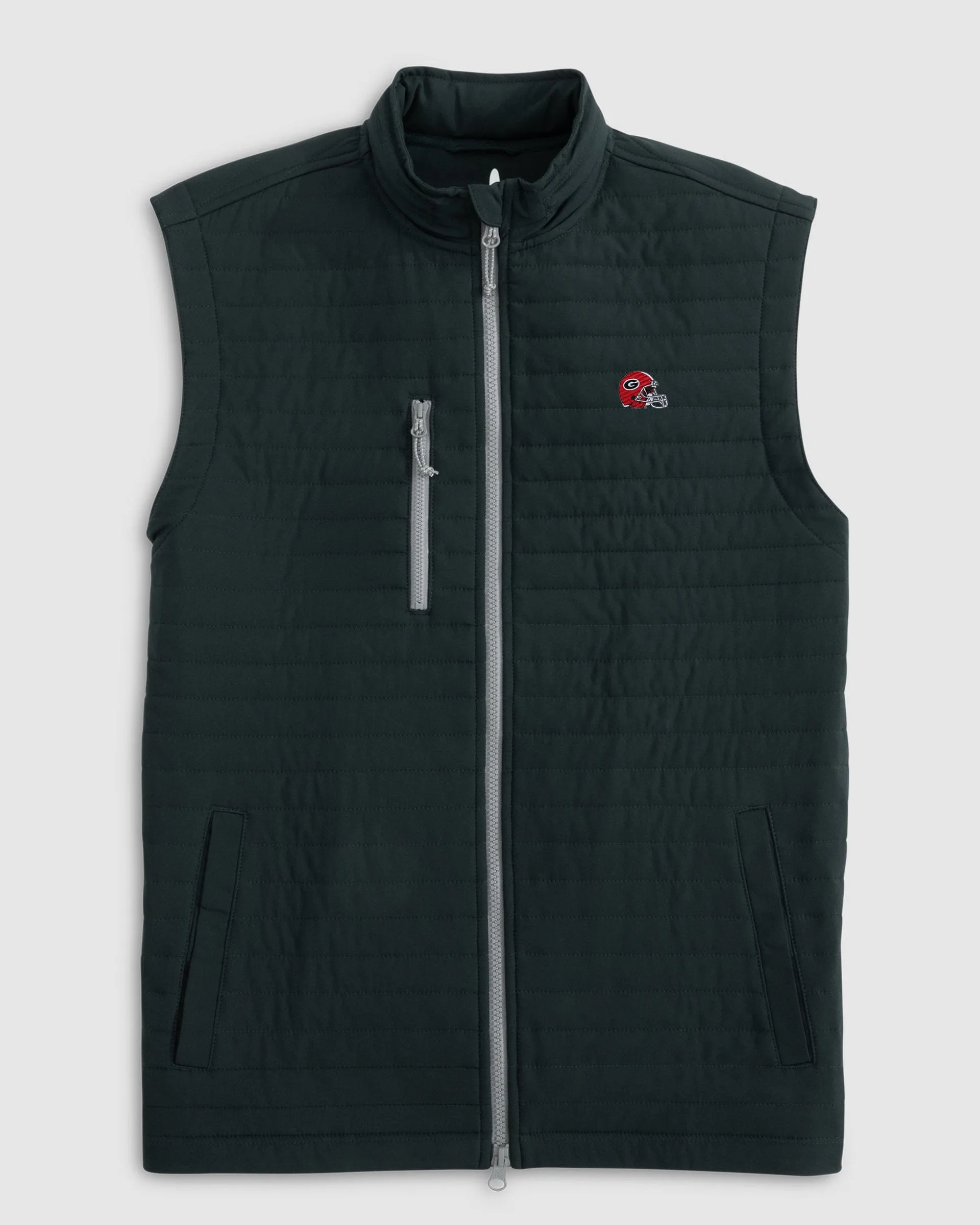 Georgia Crosswind Quilted Performance Vest - Helmet Logo