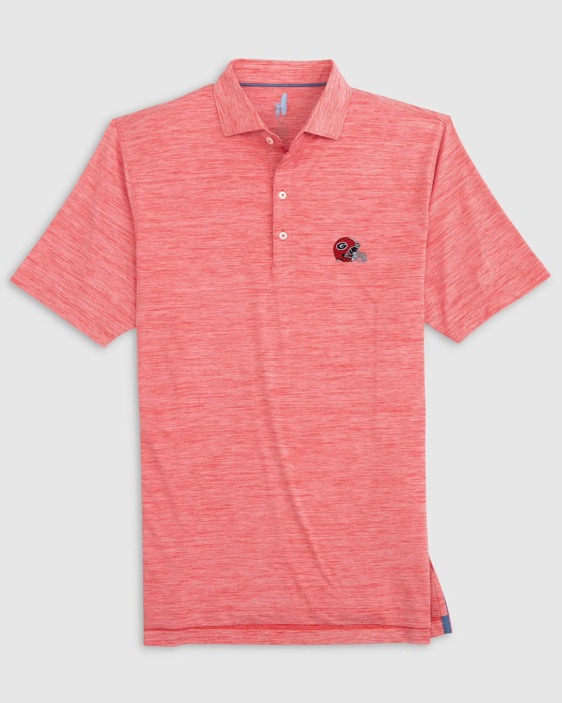 Georgia Huronn Featherweight Performance Polo - Helmet Logo
