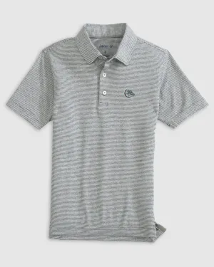 Gonzaga University Lyndonn Jr. Striped Jersey Performance Polo