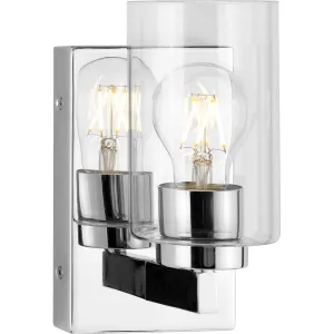 Goodwin Collection One-Light Vanity Light with Clear Glass
