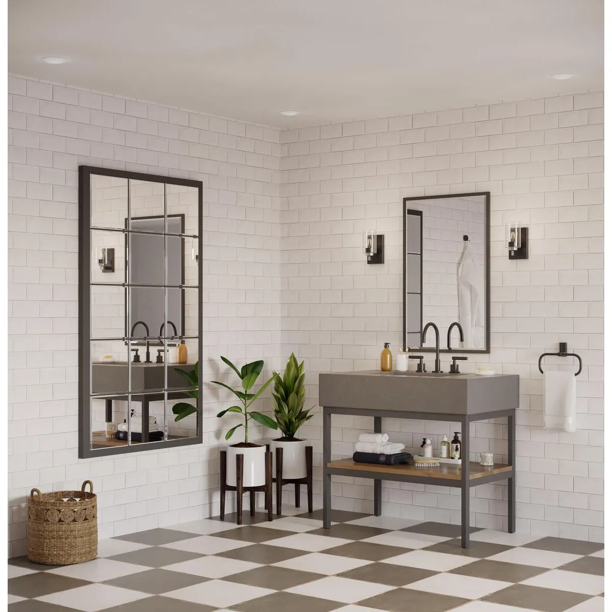 Goodwin Collection One-Light Vanity Light with Clear Glass