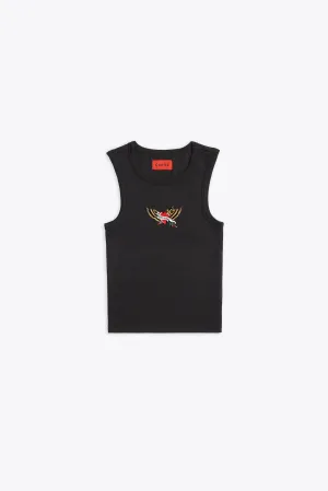 Grown Stretch Racer Tank (Black)