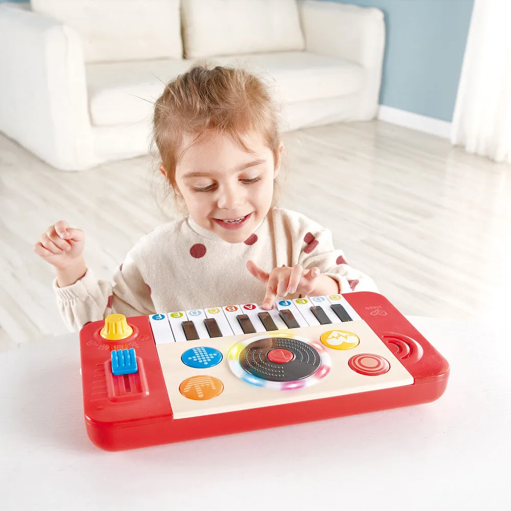 Hape DJ Mix & Spin Studio - Interactive Music Toy with Lights & Sounds