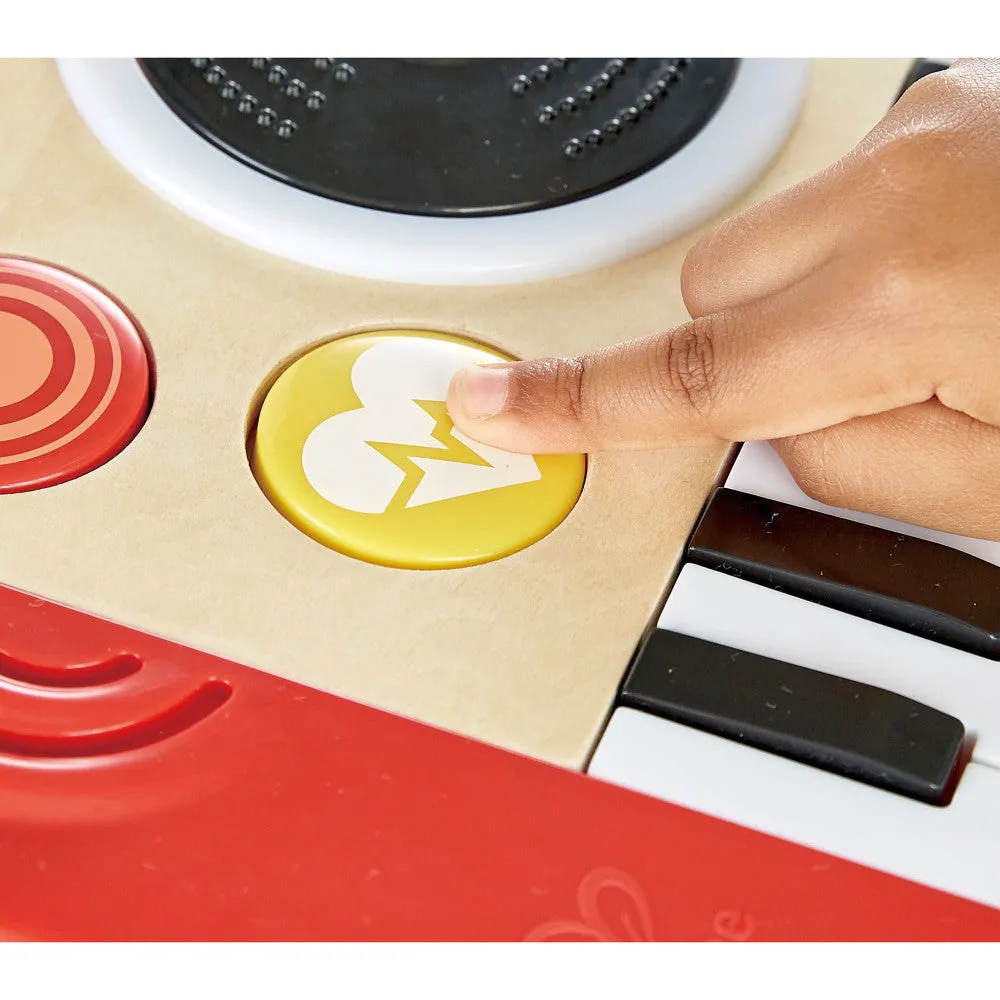 Hape DJ Mix & Spin Studio - Interactive Music Toy with Lights & Sounds