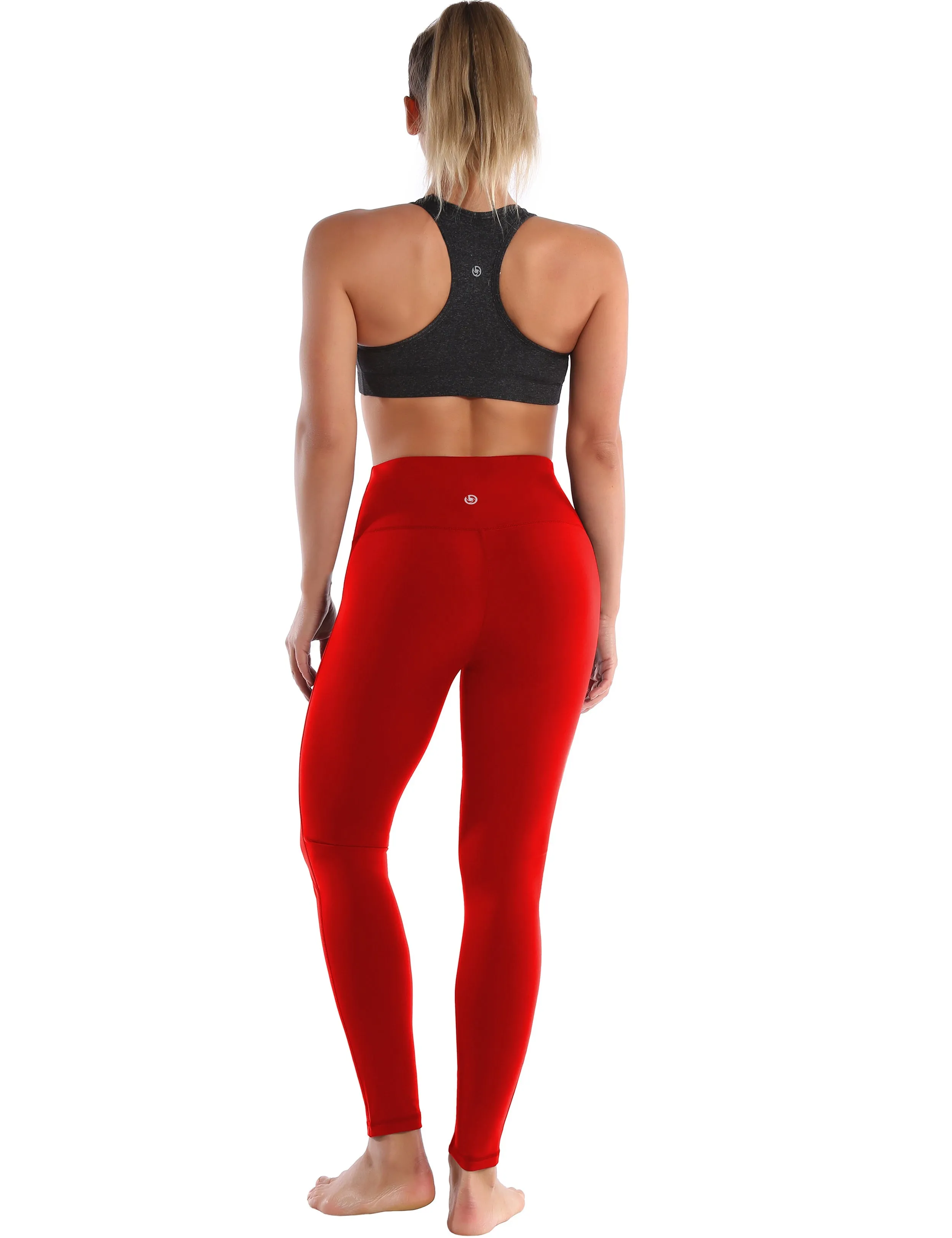 High Waist Side Line Yoga Pants scarlet_yoga