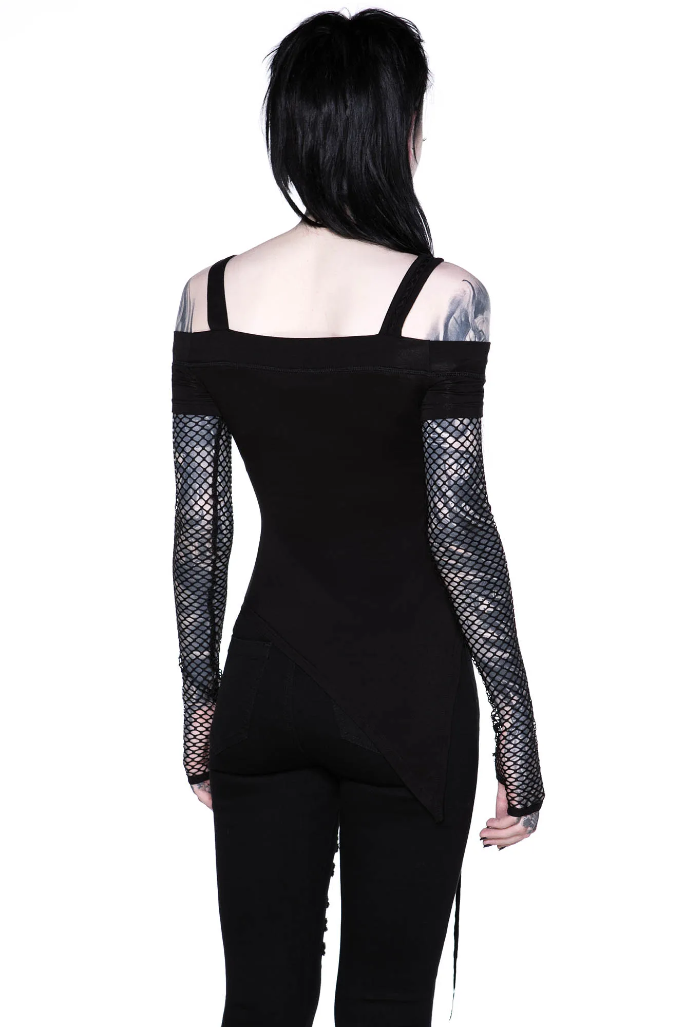 Hole Heartedly Bardot Top - Resurrect