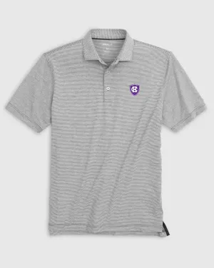 Holy Cross Lyndonn Striped Jersey Performance Polo