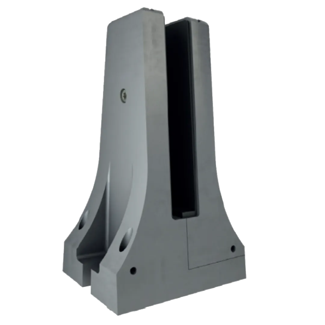 Inox Black Floor Glass Clamp
