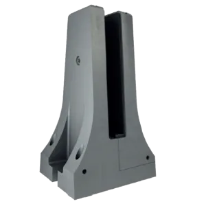 Inox Black Floor Glass Clamp